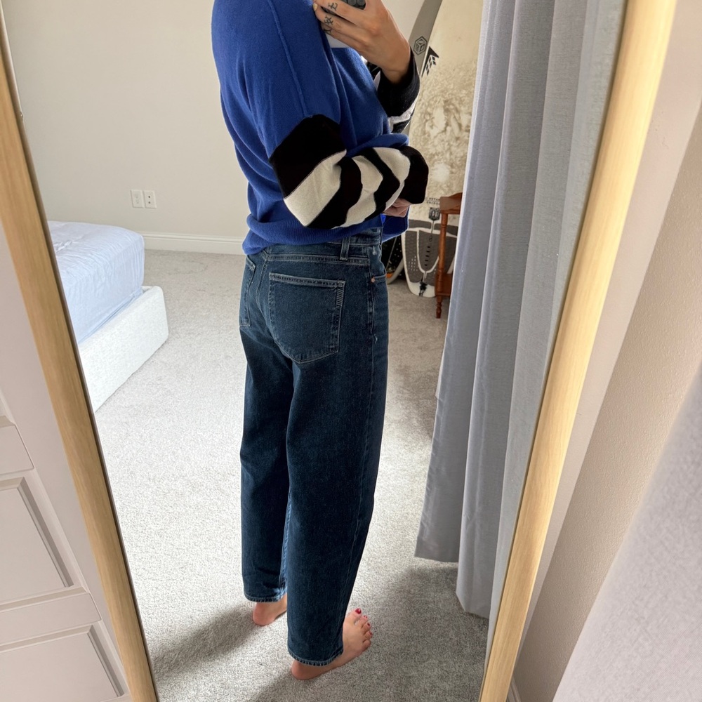 PAIGE Alexis High Waist Ankle Barrel Jeans